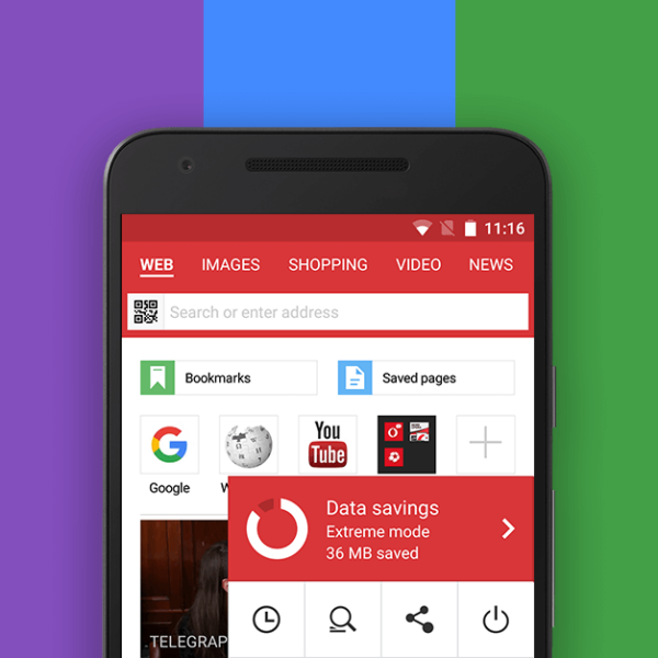 Opera добавила бесплатный и безлимитный VPN в приложение для Android (color themes in opera mini for android)