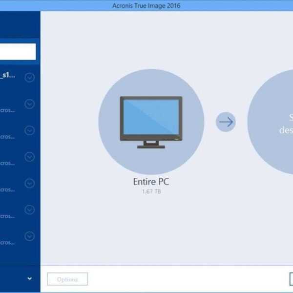 Acronis представила новый True Image 2016 (Acronis True Image 2016)