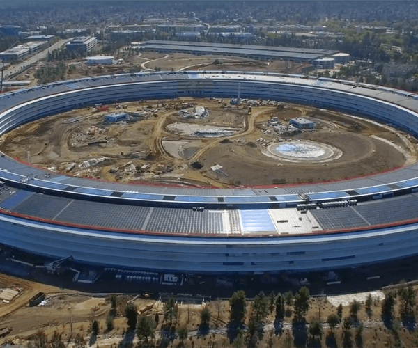 Завершается строительство нового кампуса Apple Park (apple park2)