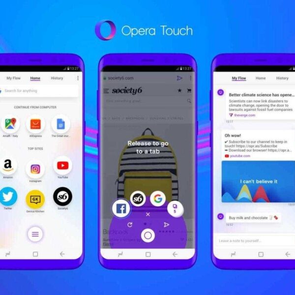 Opera сделает браузер Opera Touch для iPhone уже 1 октября (8 1)