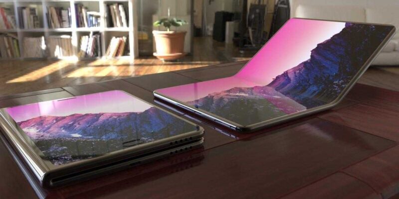 Android будет нативно поддерживать гибкие смартфоны (samsung foldable oled galaxy phone)