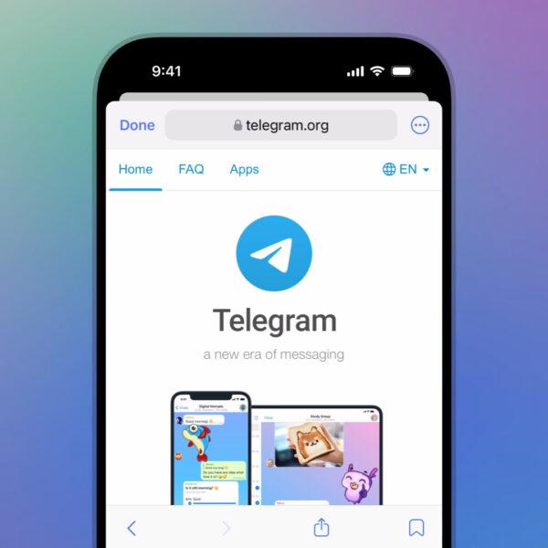 Новая версия Telegram включает в себя каталог приложений, а также другие улучшения (e02c014802f4174b96)