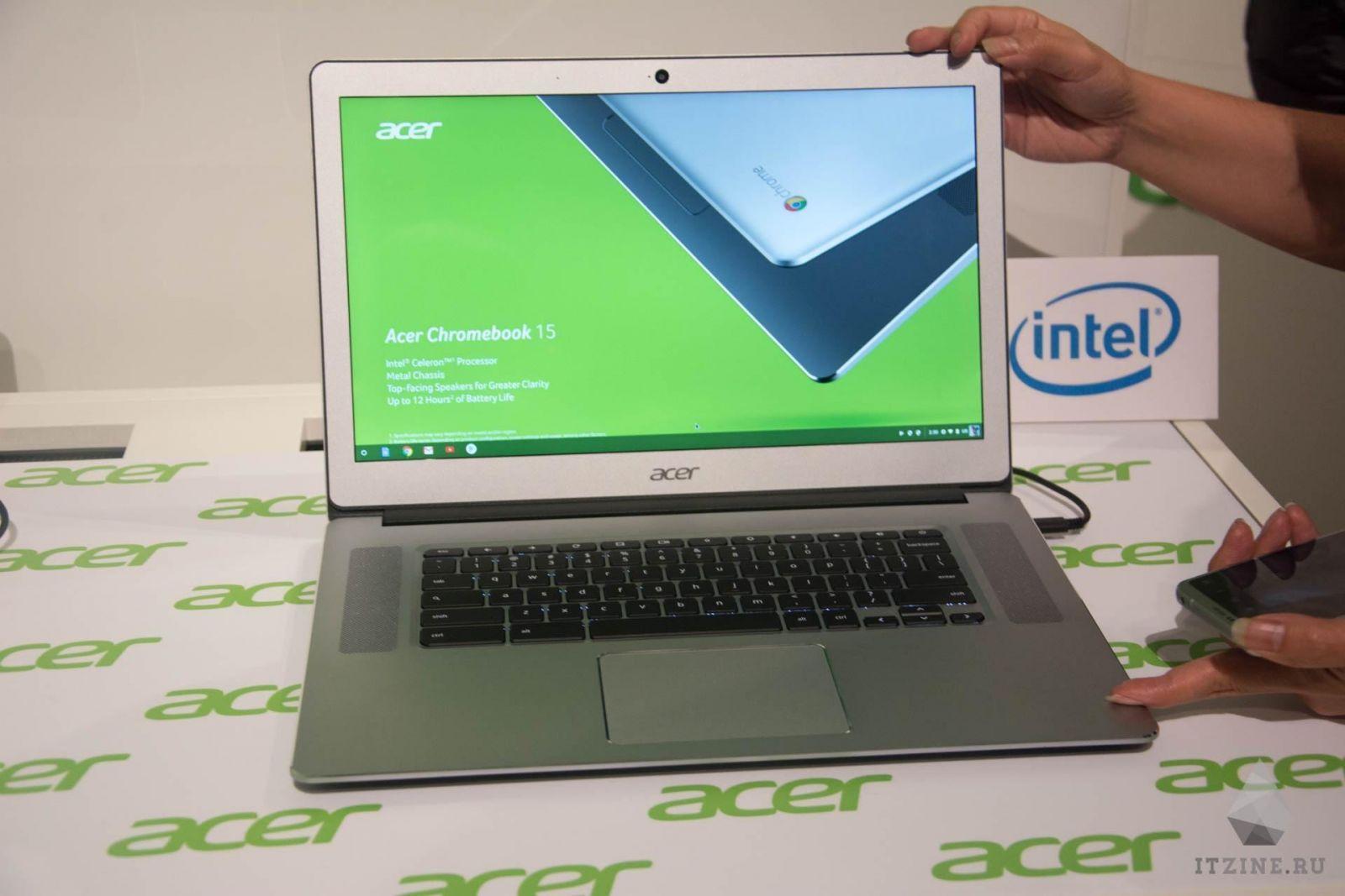 Внешний вид Acer Chromebook 15 Внешний вид Acer Chromebook 15