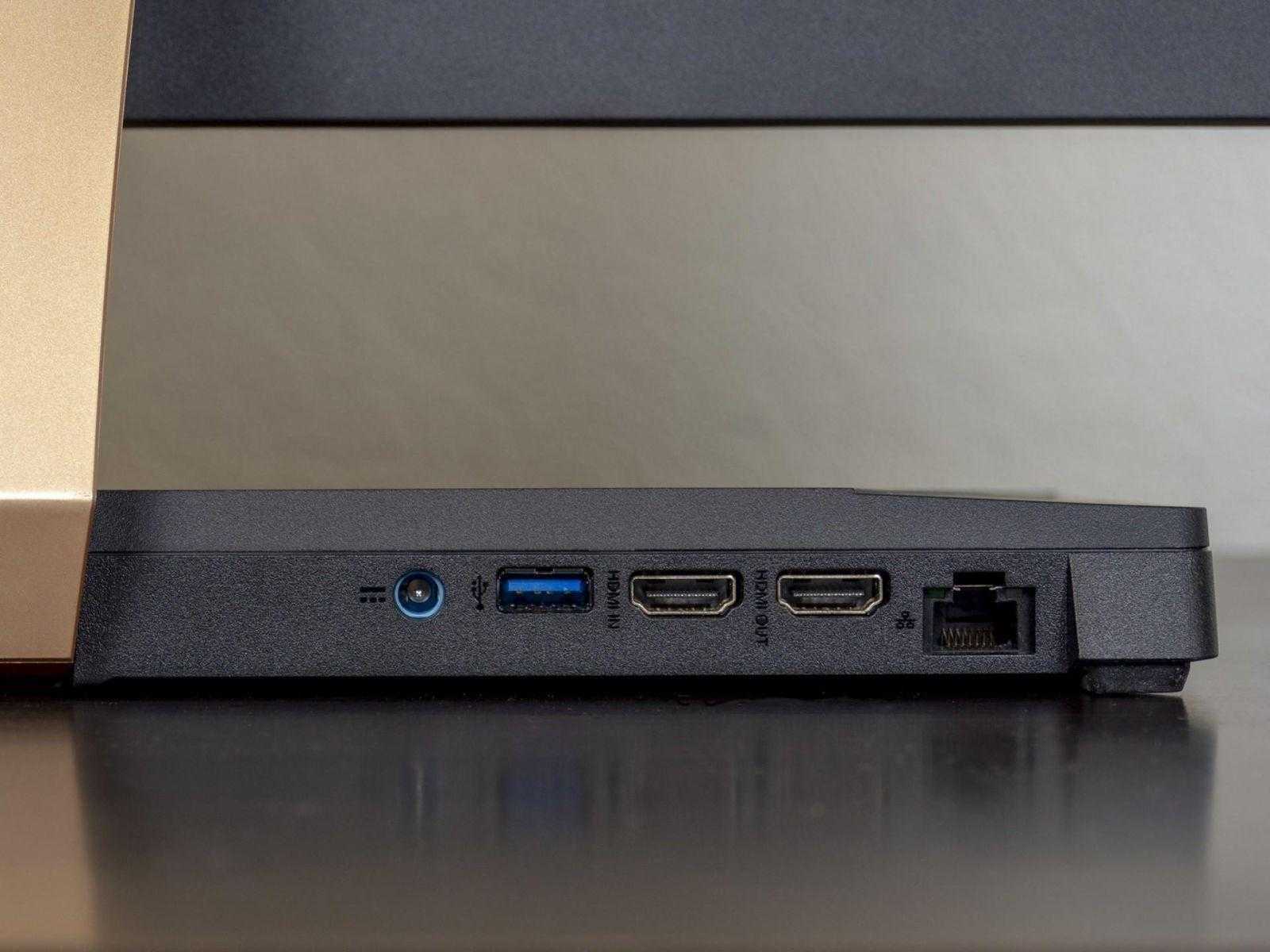 Порты сзади моноблока Acer Aspire S24-880 Порты сзади моноблока Acer Aspire S24-880