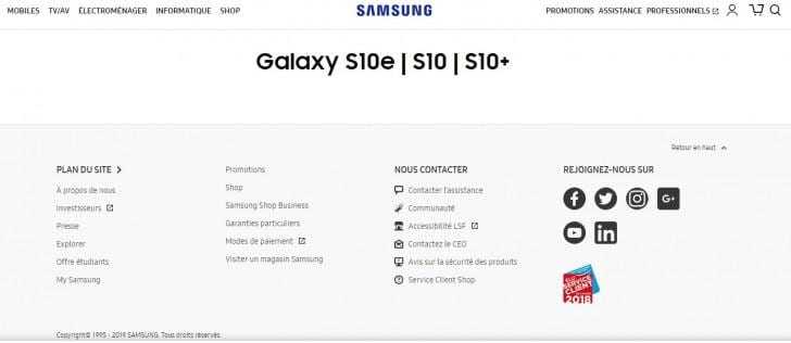 Смартфон Galaxy S10e официально подтверждён Samsung