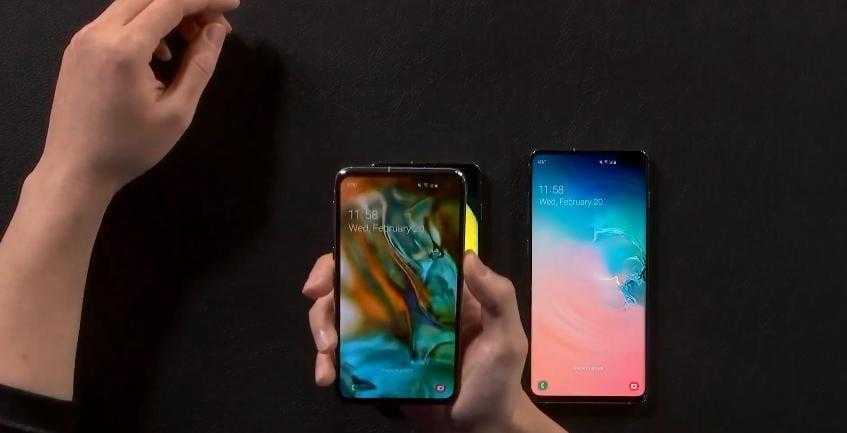 Samsung представил новые смартфоны Galaxy S10 и S10e