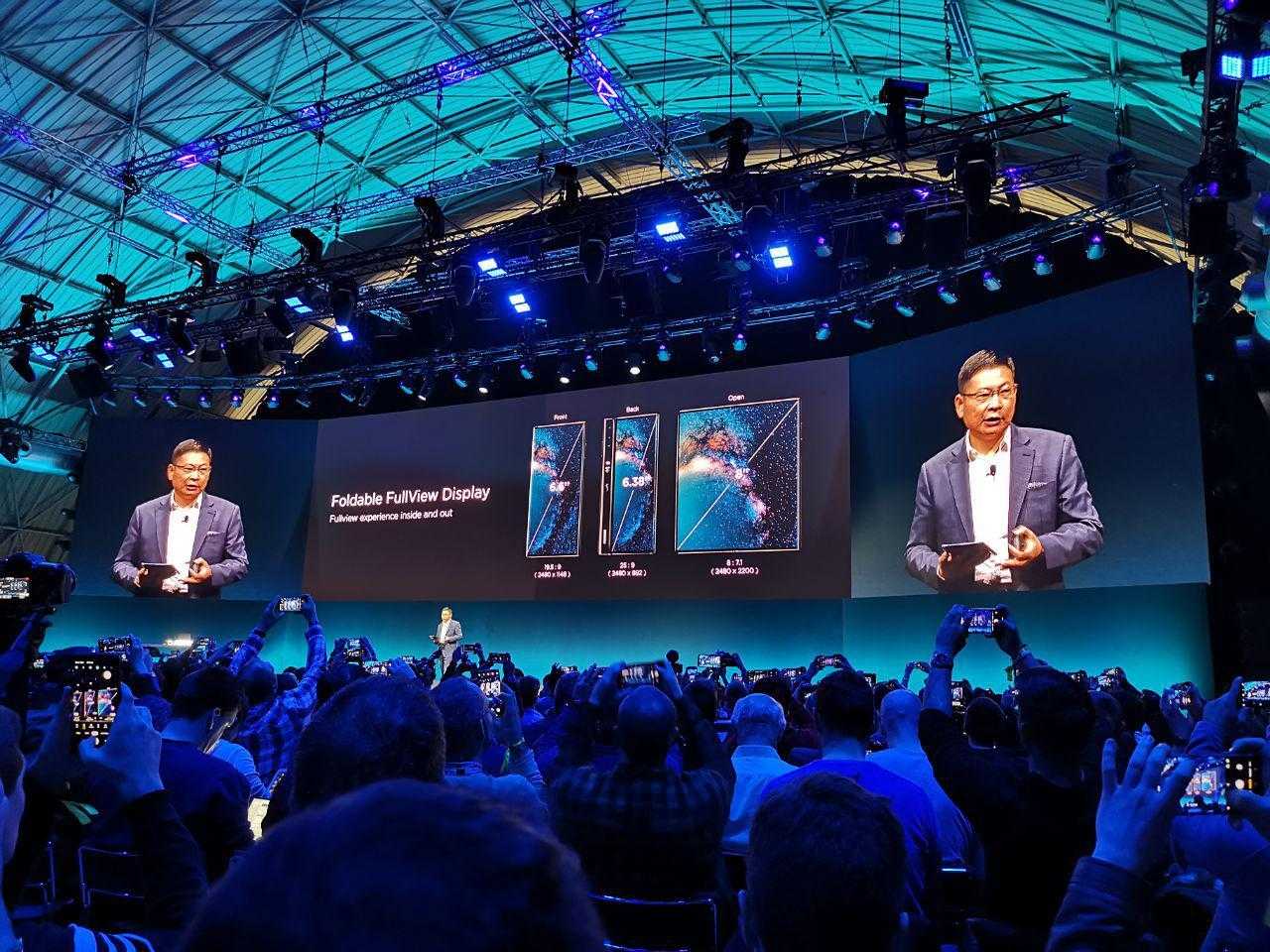 MWC 2019. Huawei представила свой первый сгибающийся смартфон Huawei Mate X с поддержкой 5G