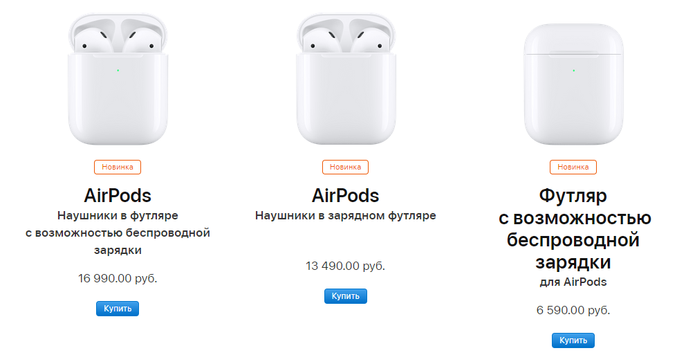 В чём разница между Apple AirPods и AirPods 2. Подробное сравнение двух поколений наушников