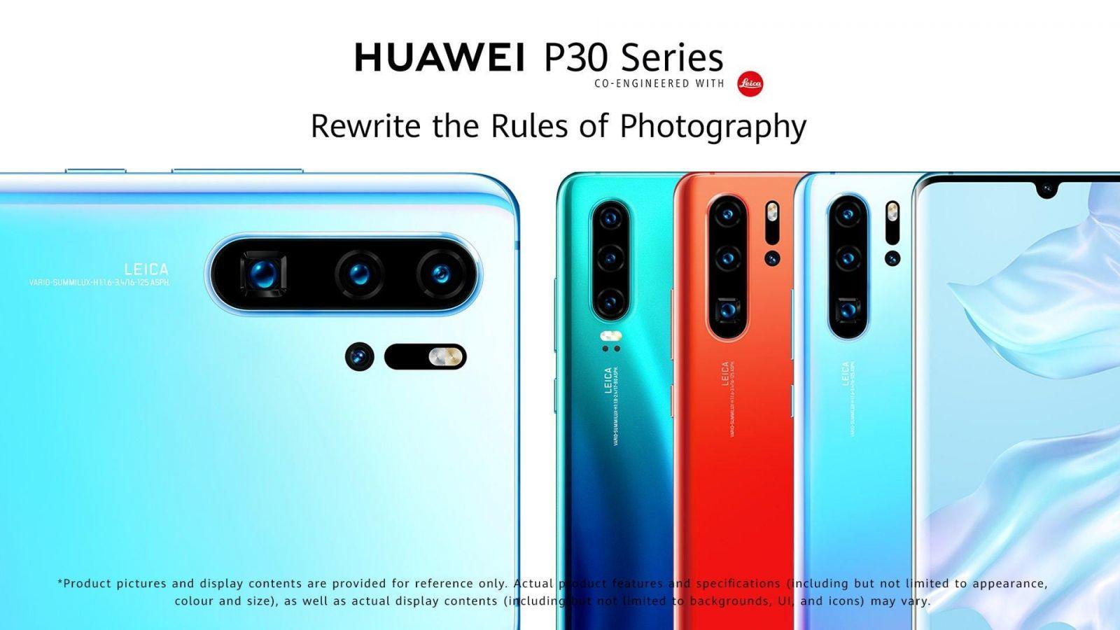 Huawei представила смартфоны Huawei P30 и P30 Pro
