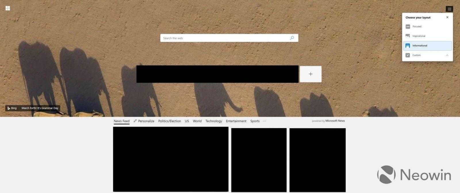 В сети появились первые изображения нового браузера Microsoft В сети появились первые изображения нового браузера Microsoft