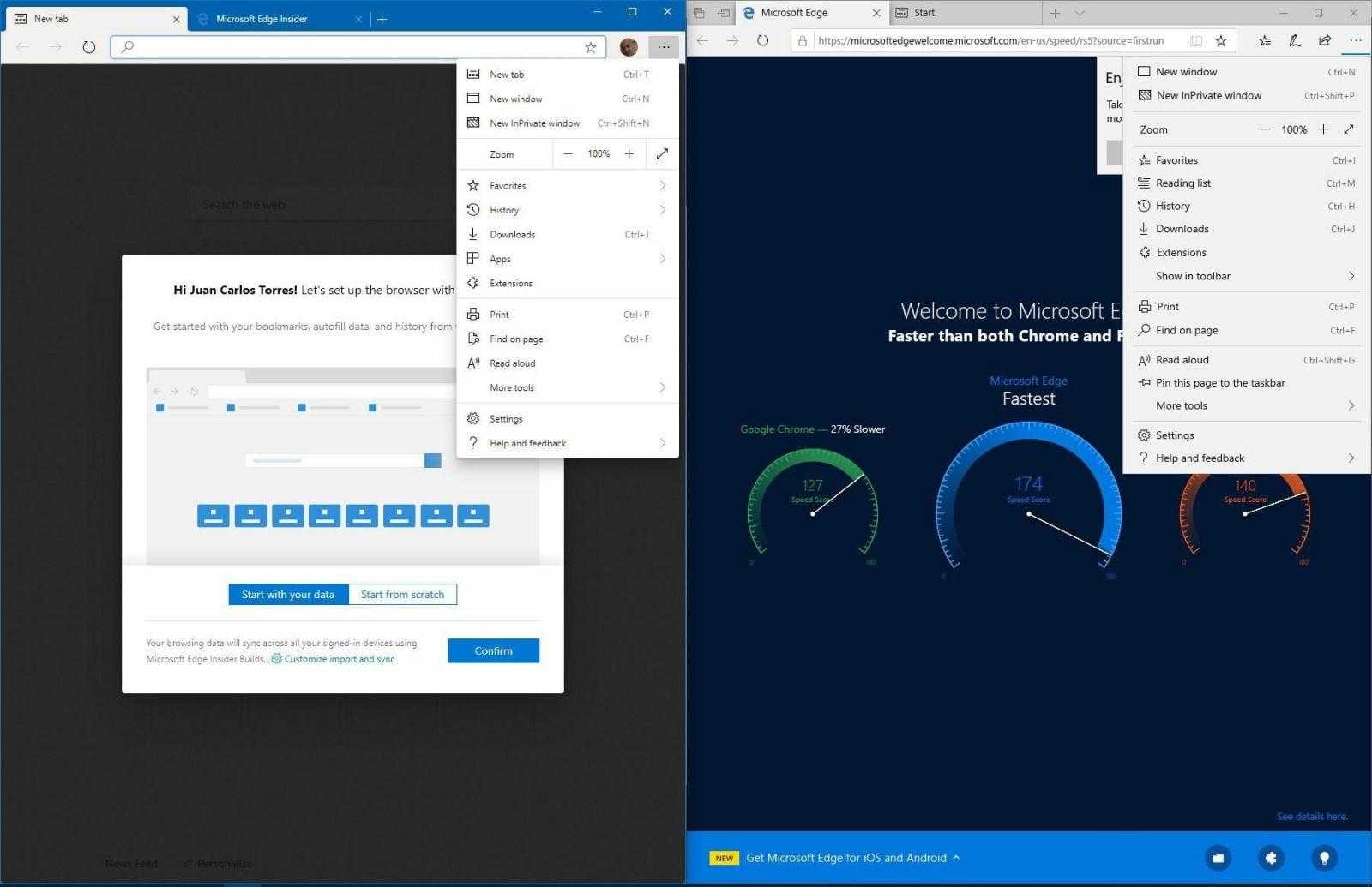 Рассекречен браузер Microsoft Edge на основе Chromium Рассекречен браузер Microsoft Edge на основе Chromium
