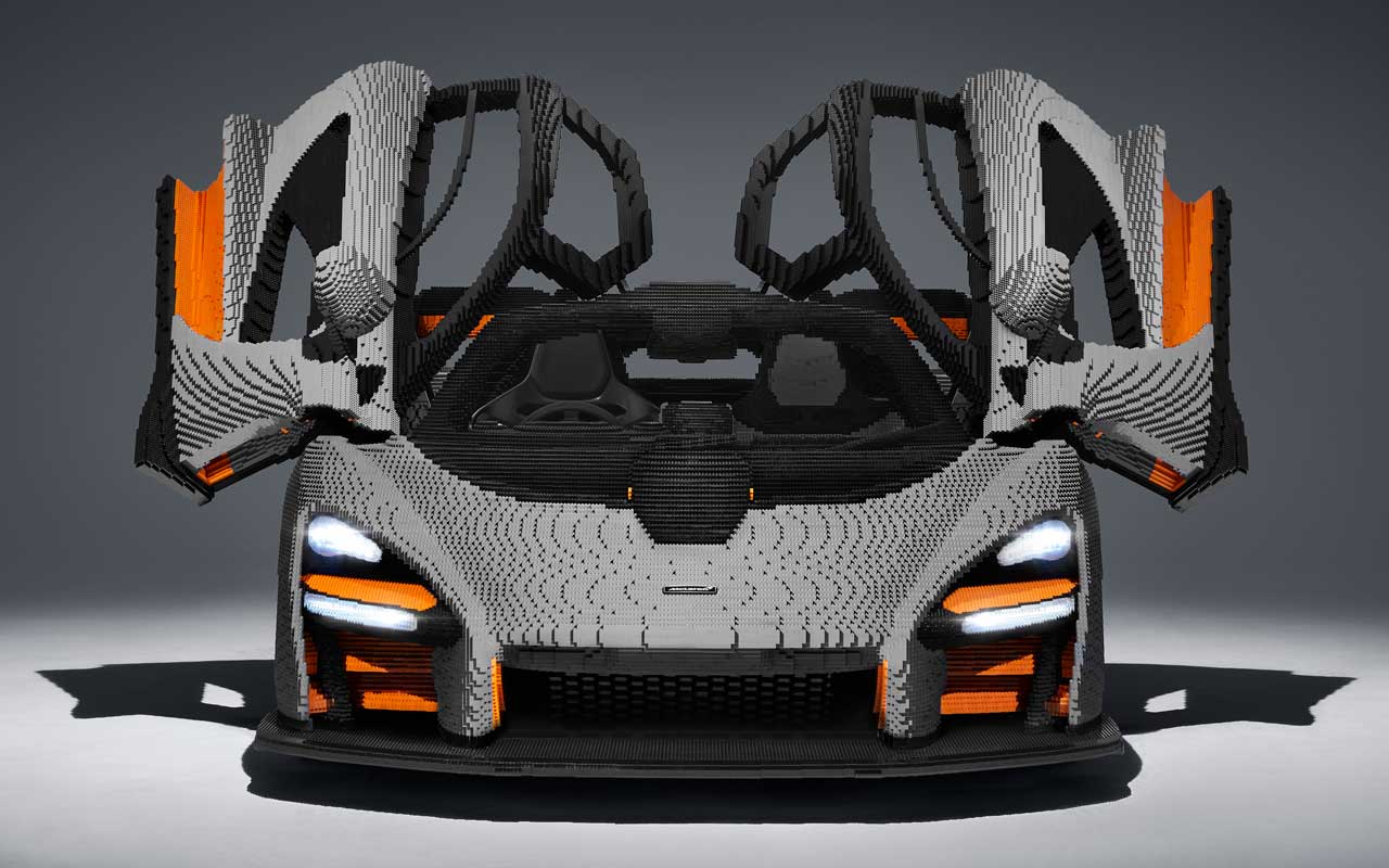 McLaren Senna собрали из Lego и он весит больше оригинала