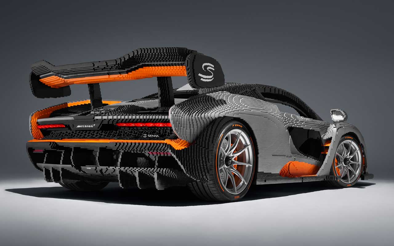 McLaren Senna собрали из Lego и он весит больше оригинала
