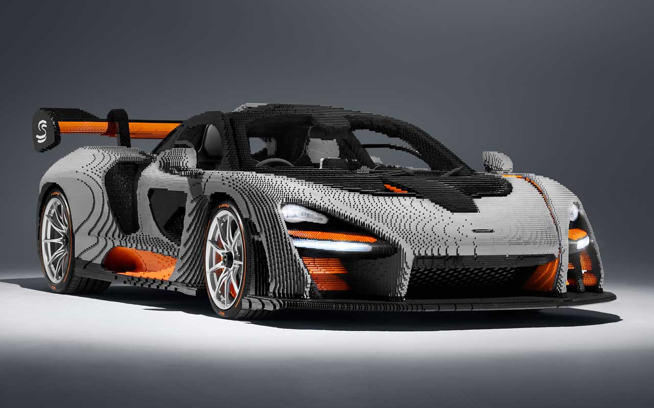 McLaren Senna собрали из Lego и он весит больше оригинала