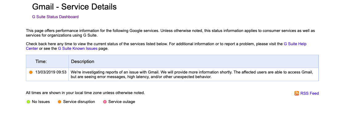 Пользователи по всему миру жалуются на сбой в работе Gmail