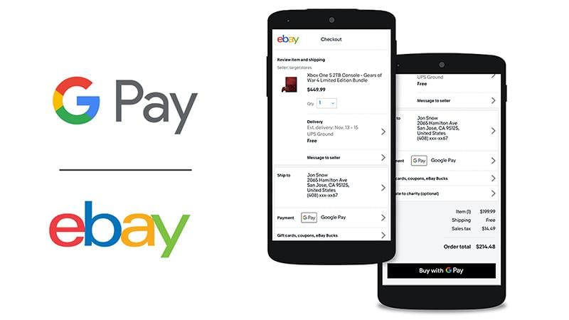 eBay добавит Google Pay в качестве способа оплаты