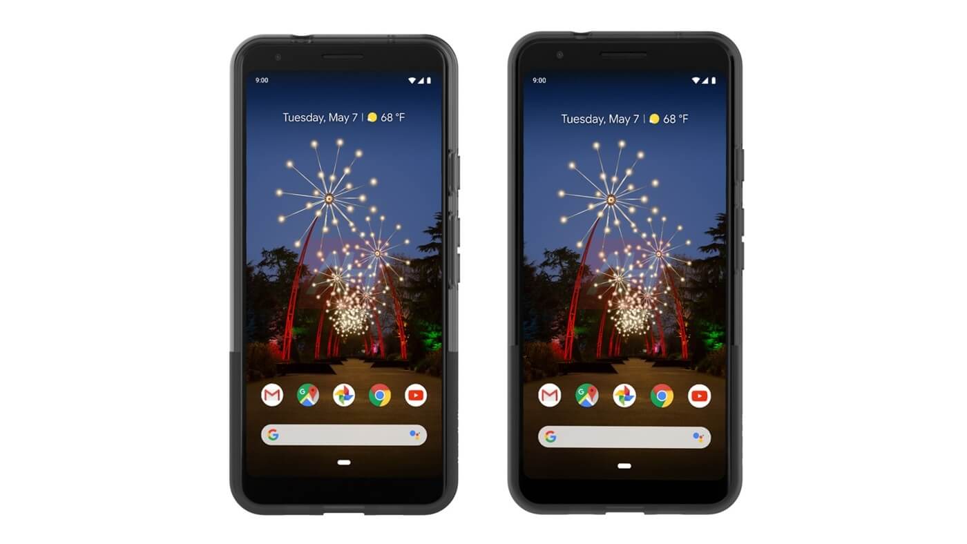 В сети появились официальные рендеры смартфонов Google Pixel 3a и Pixel 3a XL