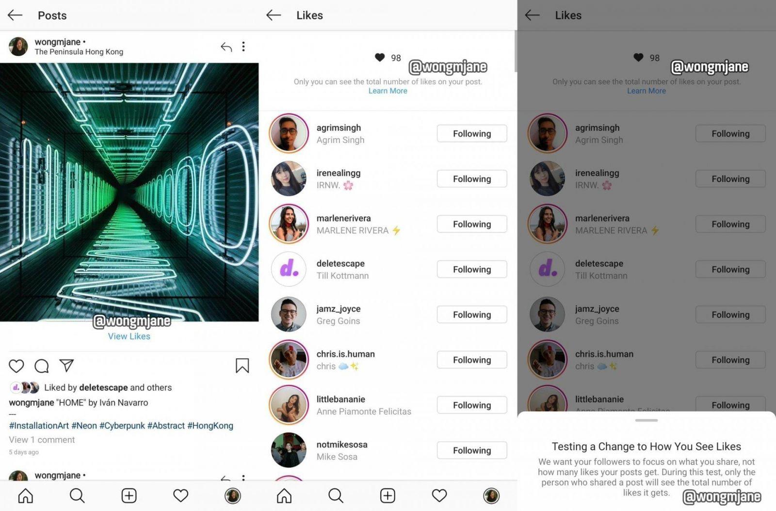 Instagram может убрать количество лайков под постом Instagram может убрать количество лайков под постом
