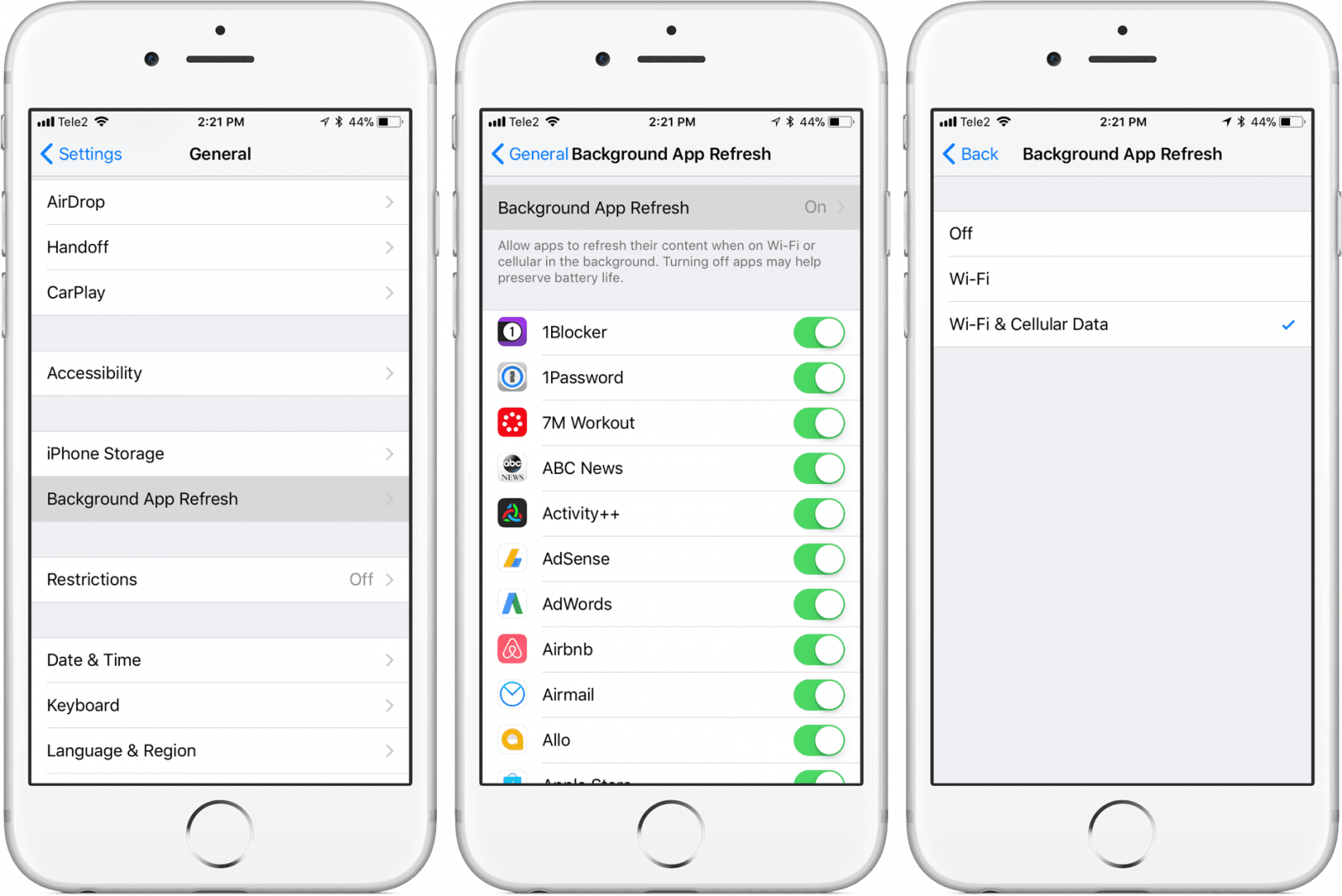 Приложения для iOS используют фоновое обновление для отправки данных третьим лицам