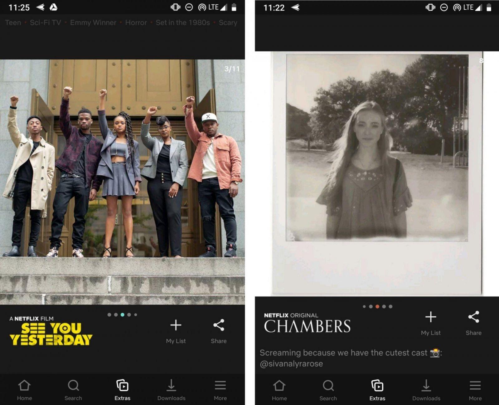 Мобильное приложение Netflix протестирует вертикальную прокрутку в стиле Instagram