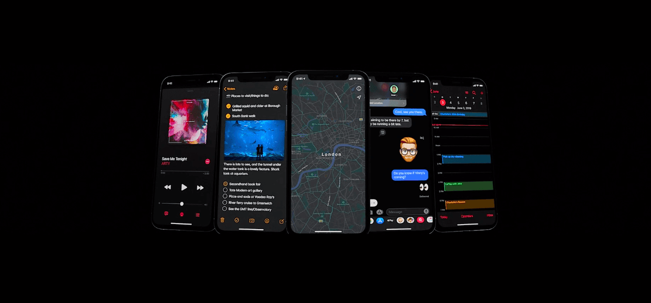 WWDC 2019. Apple представила iOS 13: Темный режим, улучшение производительности и многое другое