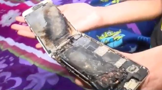 В Apple начали расследование взрыва iPhone 6 В Apple начали расследование взрыва iPhone 6