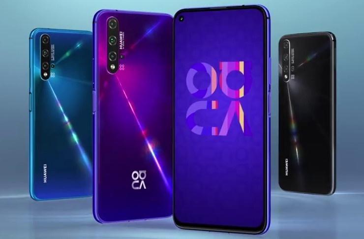 Huawei анонсировала смартфон Nova 5T