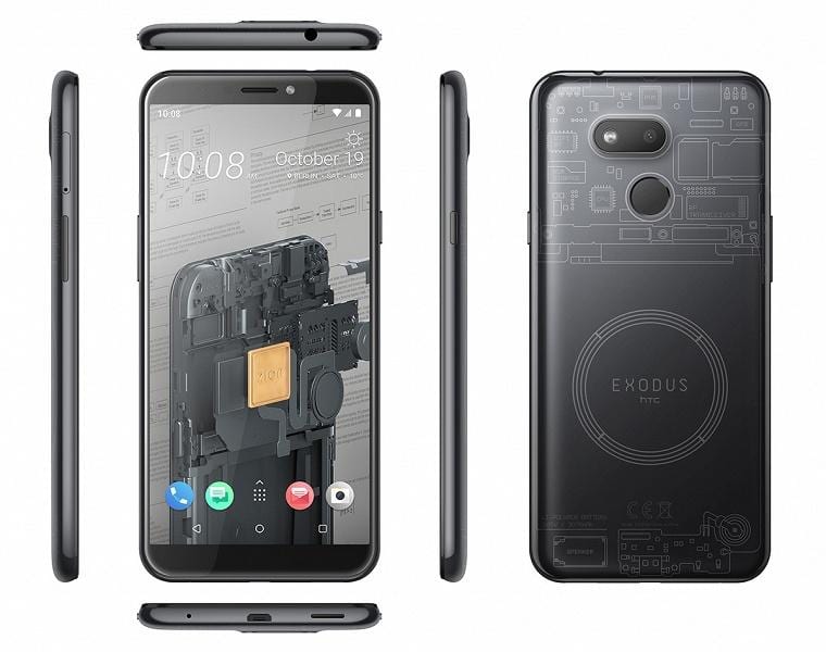HTC представил смартфон со встроенным биткоин-кошельком