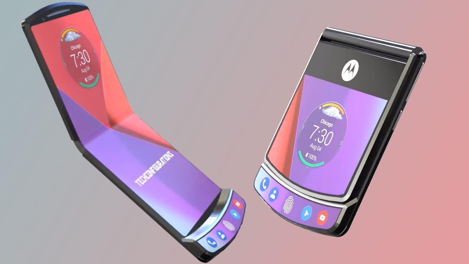 Motorola представила смартфон-раскладушку Motorola Razr