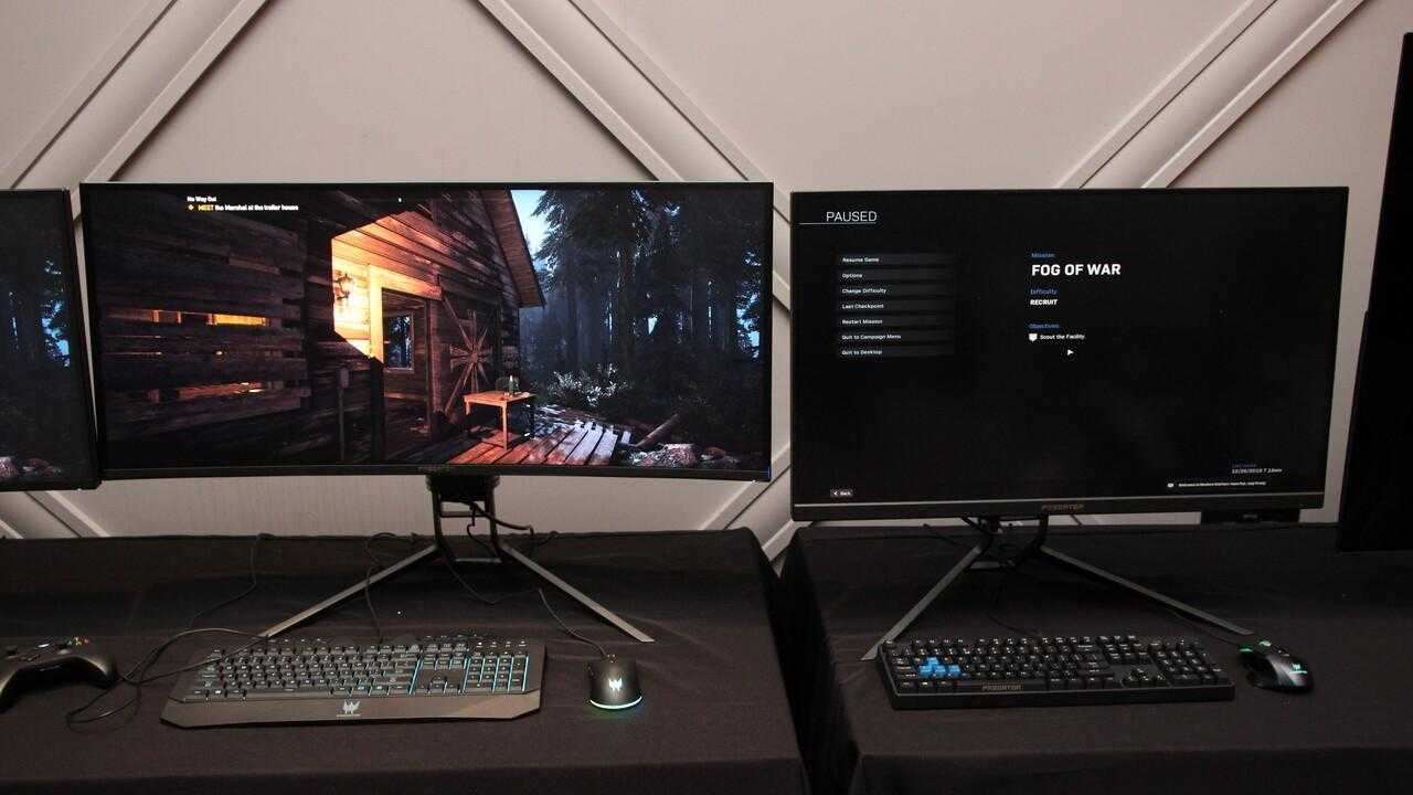 CES 2020. Acer представила три игровых монитора Predator
