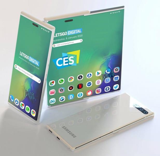 CES 2020. Samsung показала прототип нового складывающегося смартфона CES 2020. Samsung показала прототип нового складывающегося смартфона