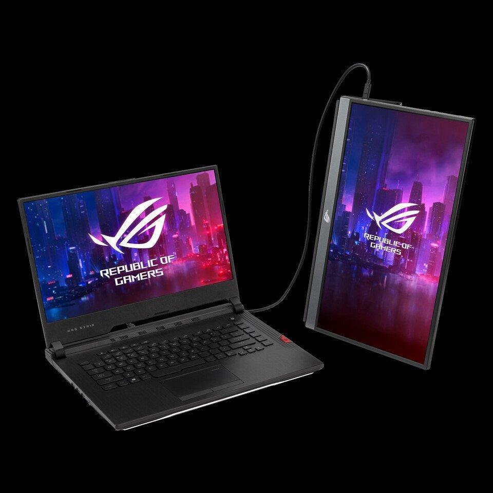 ASUS представила портативный игровой монитор Asus ROG Strix XG17AHPE ASUS представила портативный игровой монитор Asus ROG Strix XG17AHPE