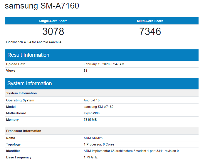 Samsung выпустит 5G-версию смартфона Galaxy A71 samsung-galaxy-a71-5g Samsung выпустит 5G-версию смартфона Galaxy A71