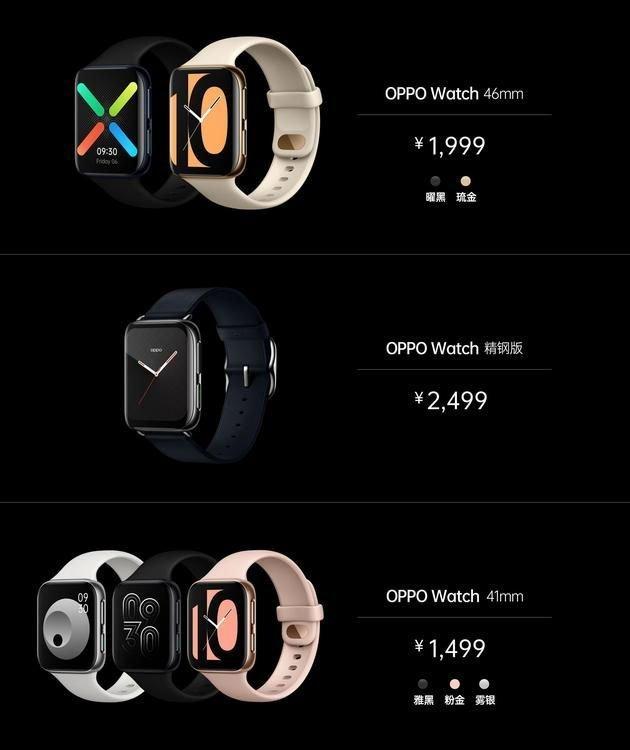 OPPO представила свои первые умные часы oppo-watch OPPO представила свои первые умные часы