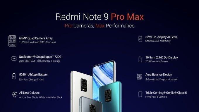 Redmi официально представила смартфоны Note 9 Pro и Note 9 Pro Max redmi-note-9-pro-max-2 Redmi официально представила смартфоны Note 9 Pro и Note 9 Pro Max