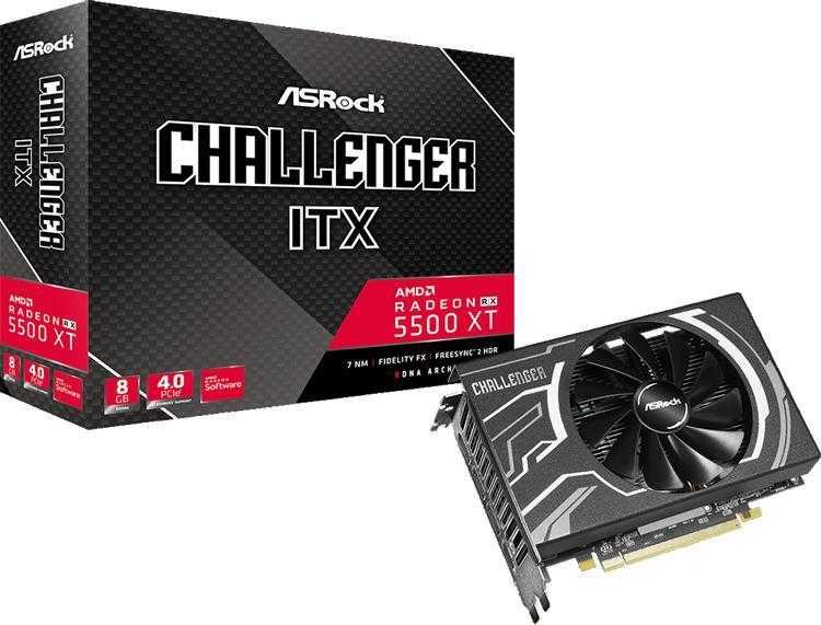 ASRock представили видеокарту Radeon RX 5500 XT Challenger ITX 8G ASRock представили видеокарту Radeon RX 5500 XT Challenger ITX 8G