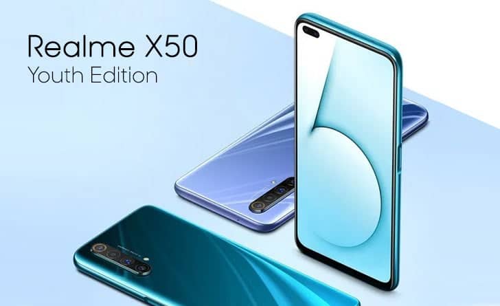 Характеристики камеры Realme X50 Youth оказались в сети Характеристики камеры Realme X50 Youth оказались в сети