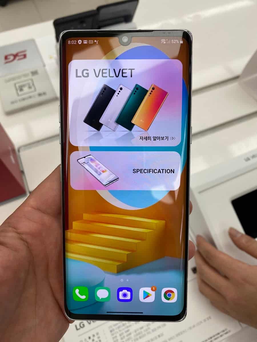 Новые фотографии LG Velvet выявили ранее неизвестные функции Новые фотографии LG Velvet выявили ранее неизвестные функции