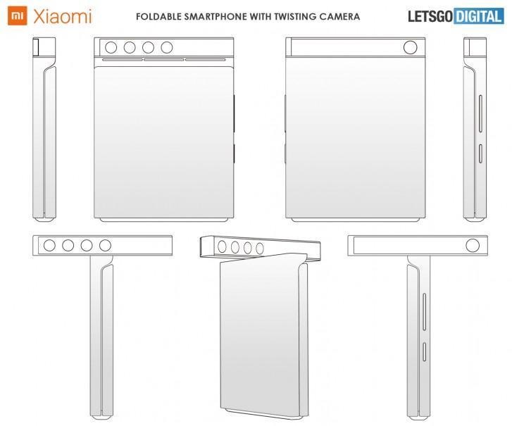 Xiaomi запатентовала смартфон с вращающейся камерой
