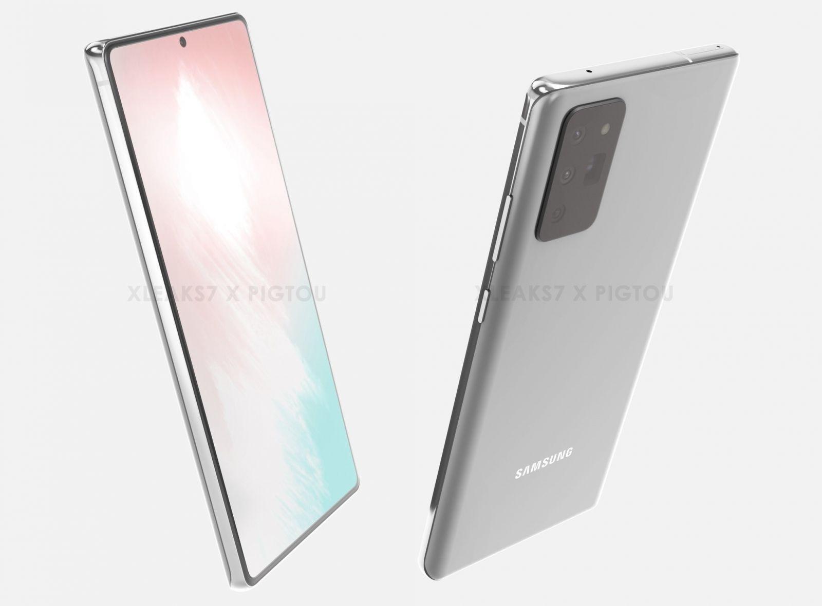 Первые изображения Samsung Galaxy Note 20