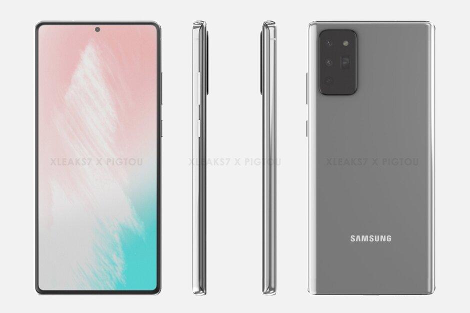 Первые изображения Samsung Galaxy Note 20