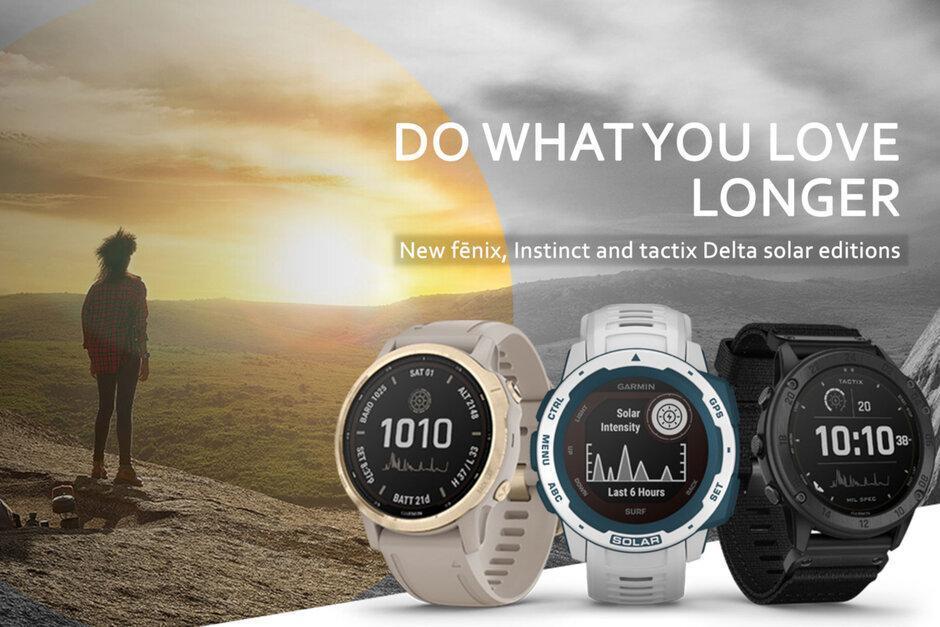 Garmin запускает новые умные часы на солнечных батареях