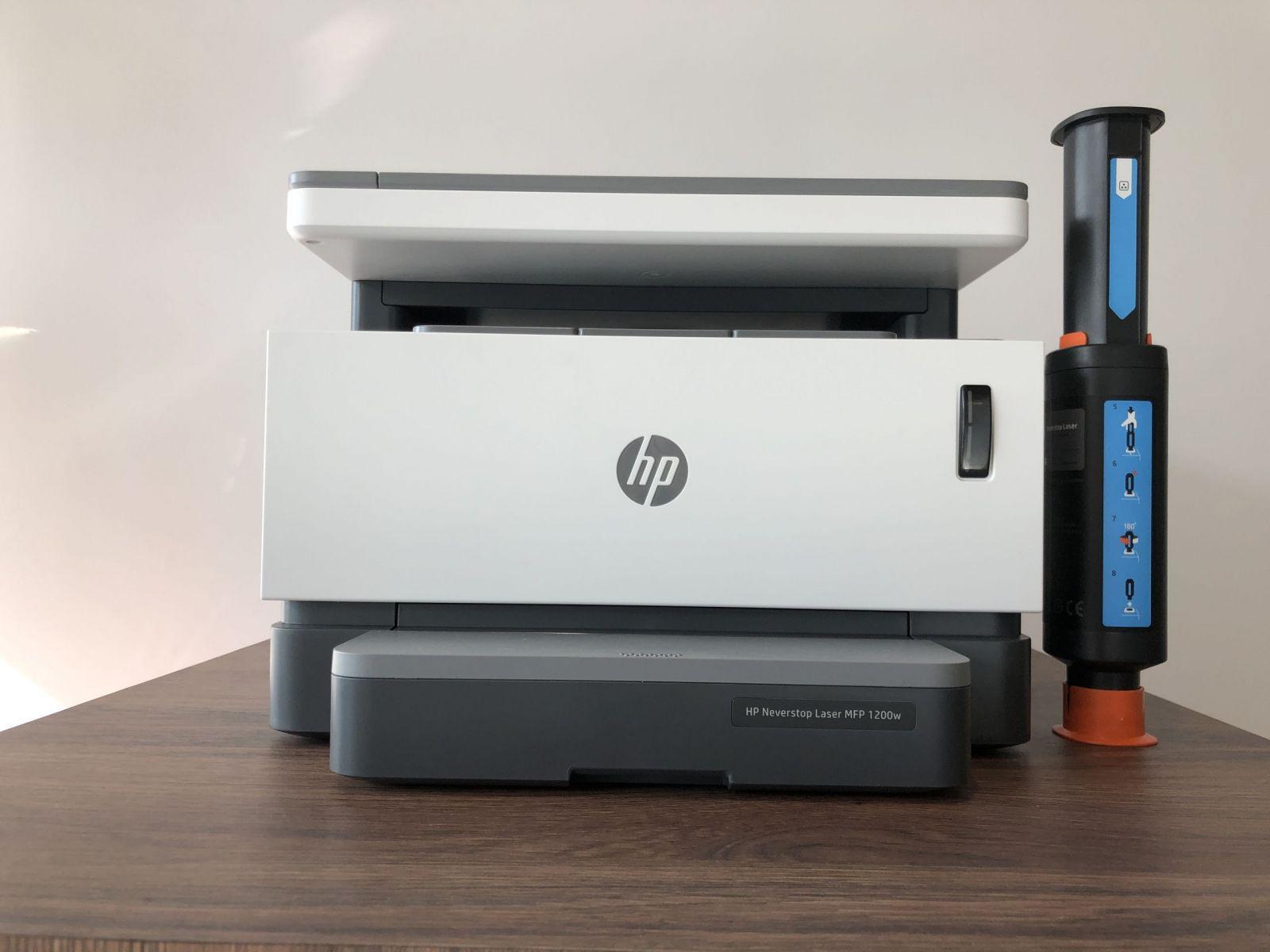 Печать без картриджа. Обзор МФУ HP Neverstop Laser 1200w