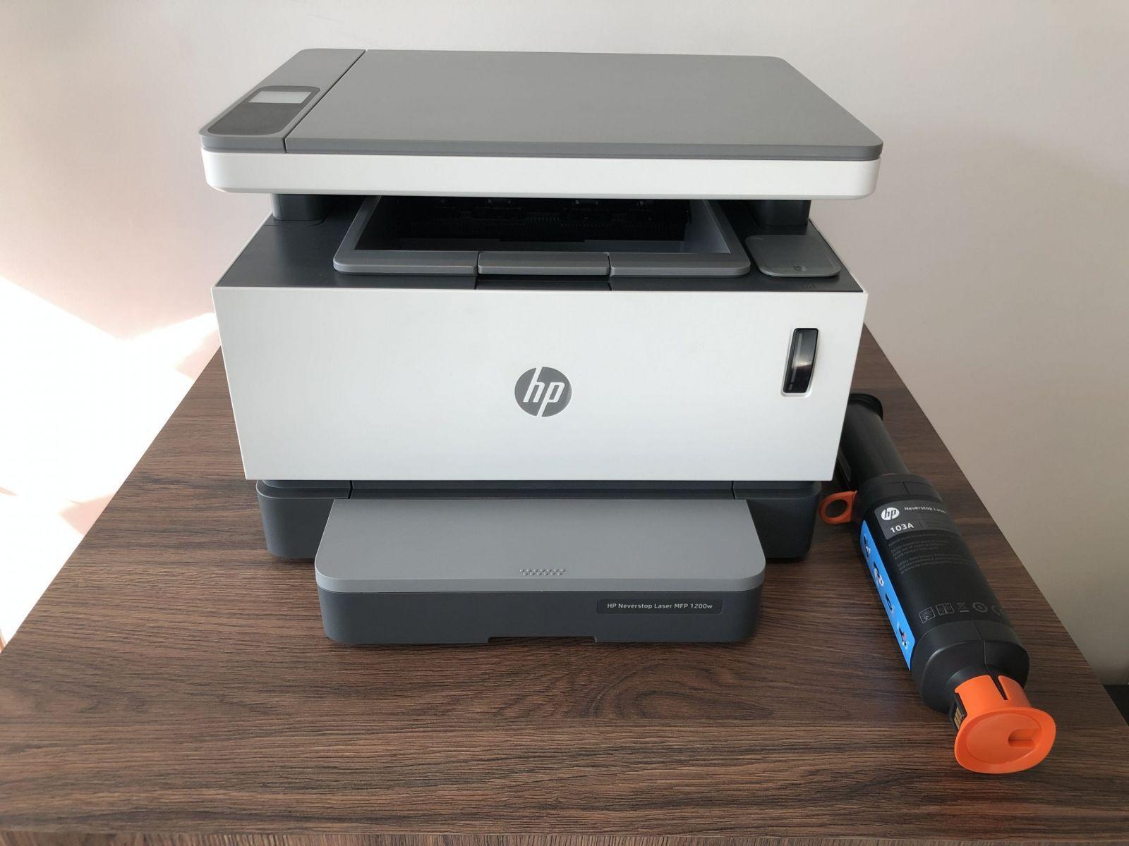 Печать без картриджа. Обзор МФУ HP Neverstop Laser 1200w
