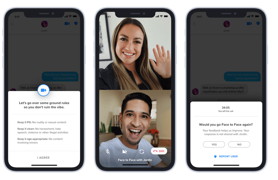 Tinder начал тестировать видеозвонки