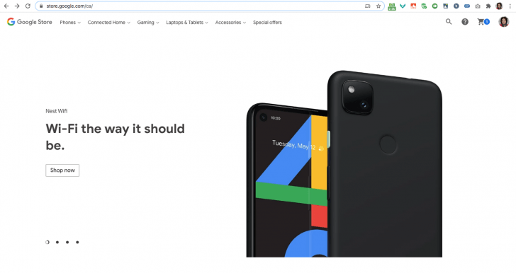 Google опубликовала пресс-рендер Pixel 4a