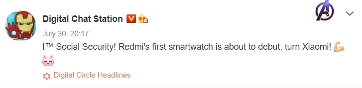 Redmi готовится выпустить свои первые умные часы