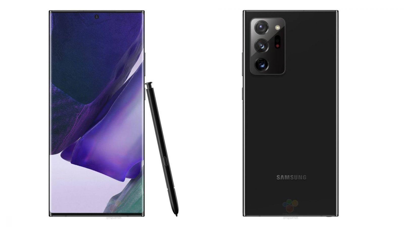 Флагман Samsung Galaxy Note20 полностью рассекречен Флагман Samsung Galaxy Note20 полностью рассекречен