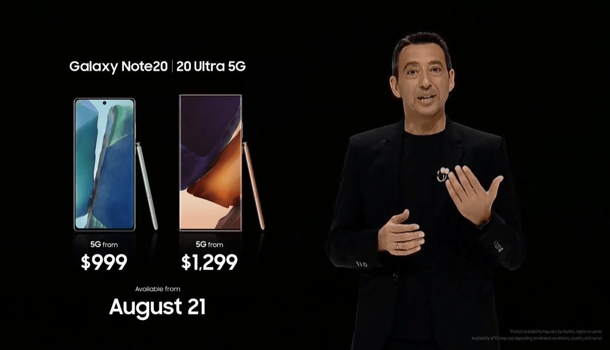 Samsung представил Galaxy Note20 и Note20 Ultra официально Samsung представил Galaxy Note20 и Note20 Ultra официально