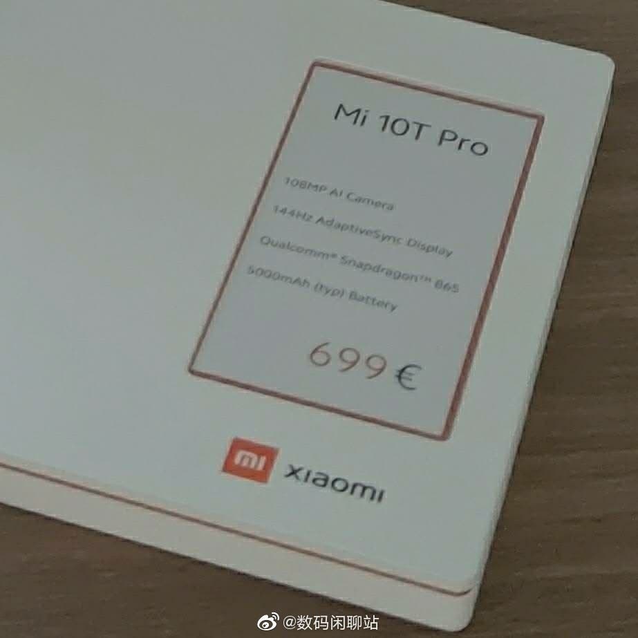 Рассекречена цена смартфона Xiaomi Mi 10T Pro